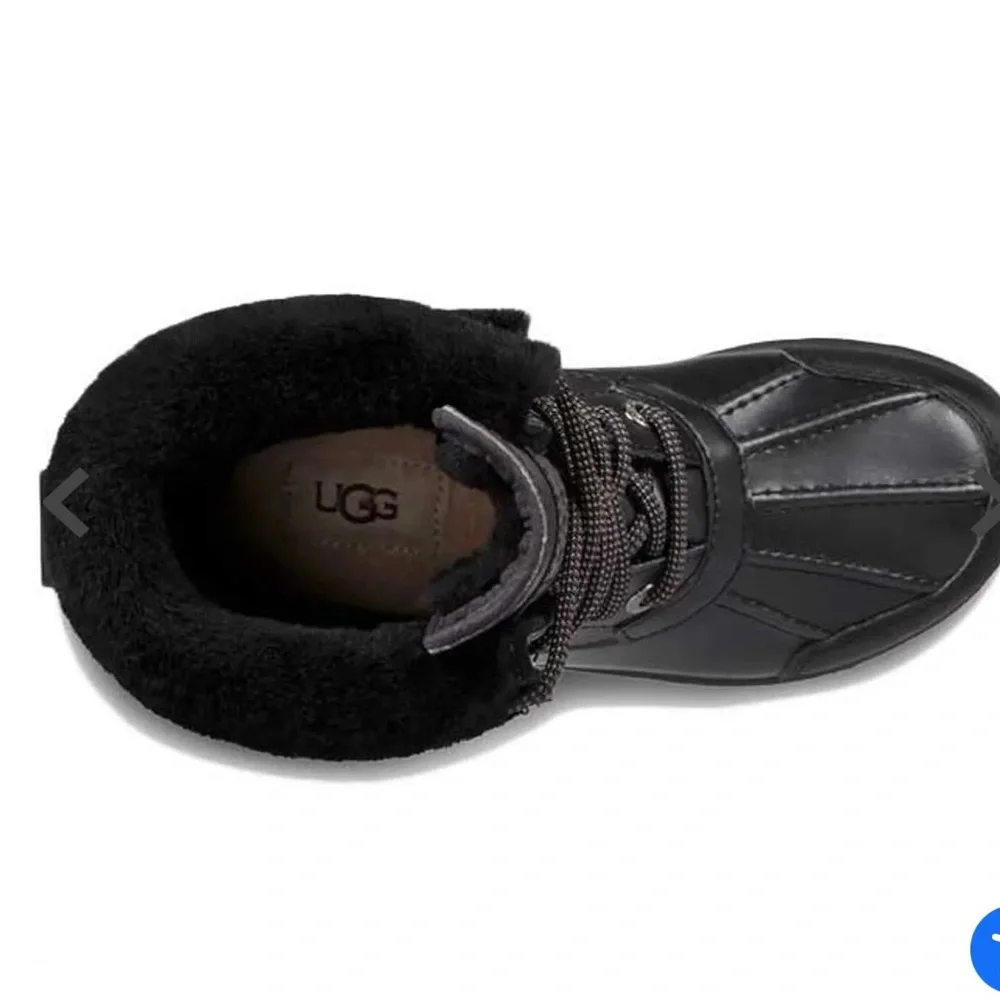 UGG Black Snow Boots, Youth size 4 - Picture 5 of 8